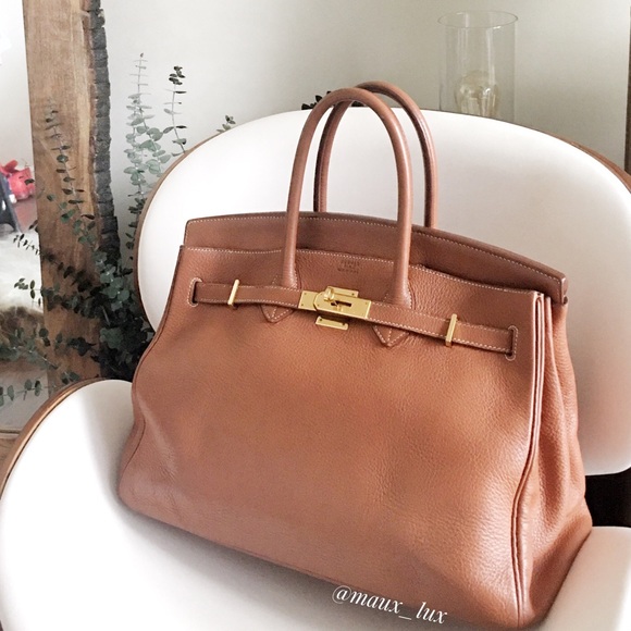 Hermes Handbags - Gold Hermes Birkin 35